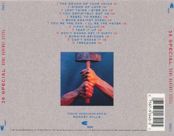 38 Special - Bone Against Steel (Used CD) - Mad World Records