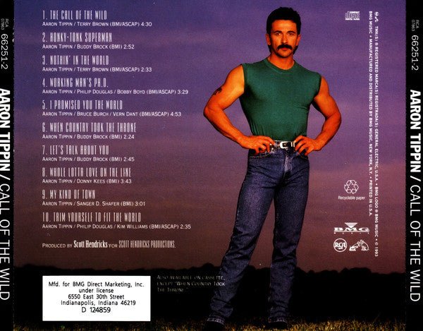 Aaron Tippin - Call of the Wild (Used CD) - Mad World Records