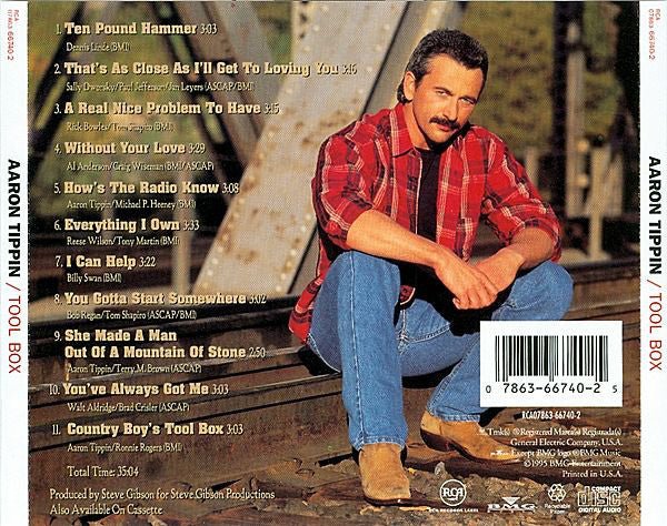 Aaron Tippin - Tool Box (Used CD) - Mad World Records