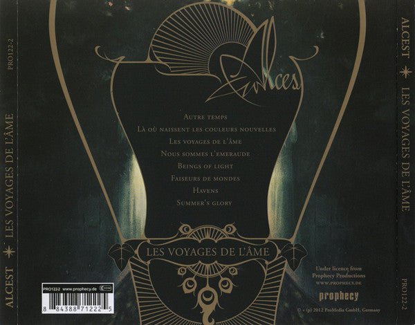 Alcest - Les Voyages De L'ame (New CD) - Mad World Records