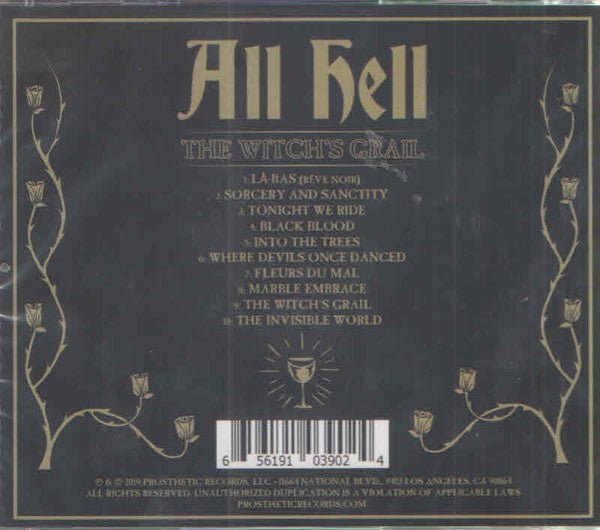 All Hell - The Witch's Grail (New CD) - Mad World Records