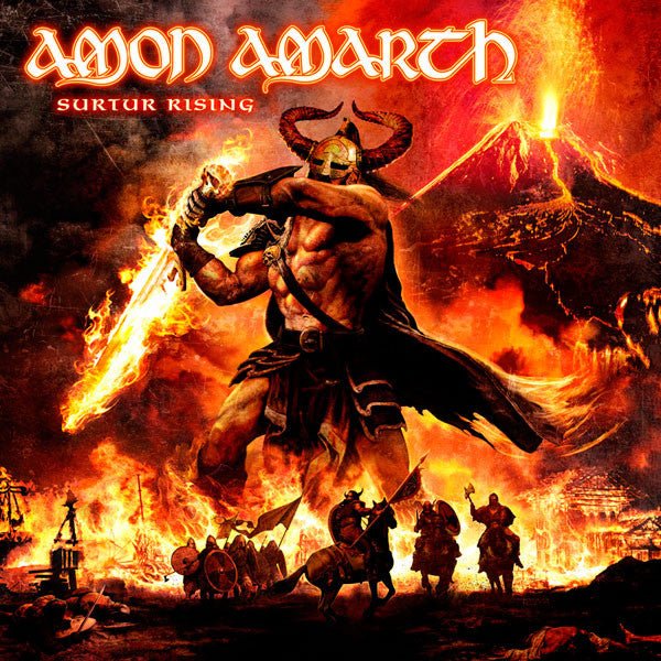 Amon Amarth - Surtur Rising [Sun Yellow Marbled Vinyl] (New Vinyl LP) - Mad World Records