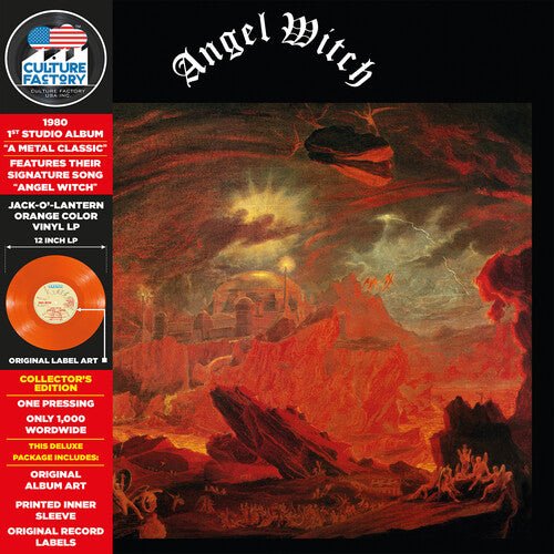 Angel Witch - Angel Witch [Jack - o' - Lantern Orange Vinyl] (New Vinyl LP) - Mad World Records