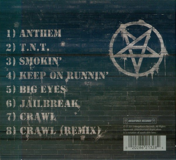 Anthrax - Anthems (New CD) - Mad World Records