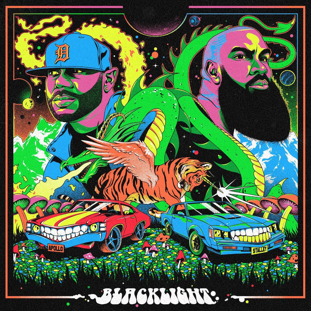 Apollo Brown & Stalley - Blacklight [Neon Green & Black Galaxy Vinyl] (New Vinyl LP) - Mad World Records