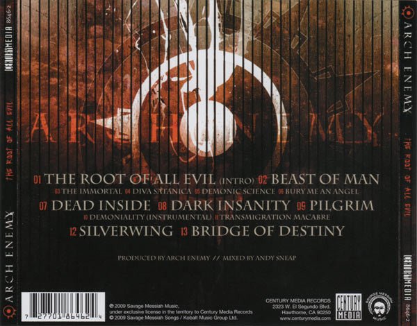 Arch Enemy - The Root of All Evil (New CD) - Mad World Records