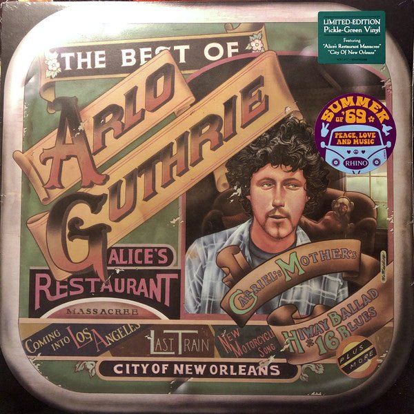 Arlo Guthrie - Best of Arlo Guthrie [Pickle - Green Vinyl] (New Vinyl LP) - Mad World Records