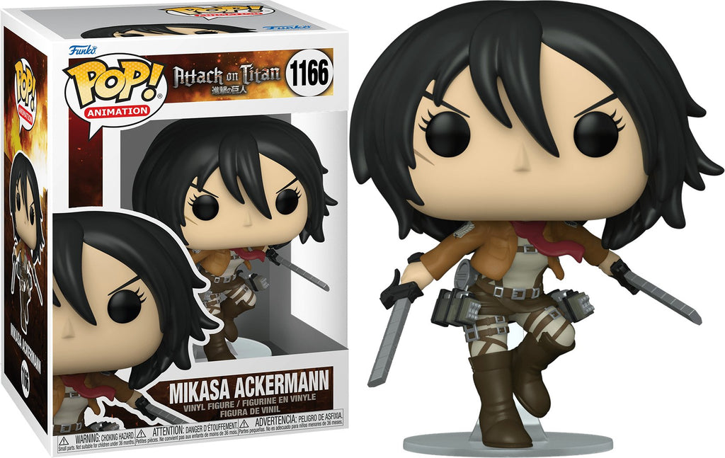 Attack on Titan - Mikasa Ackerman w/Swords #1166 (Funko Pop) - Mad World Records