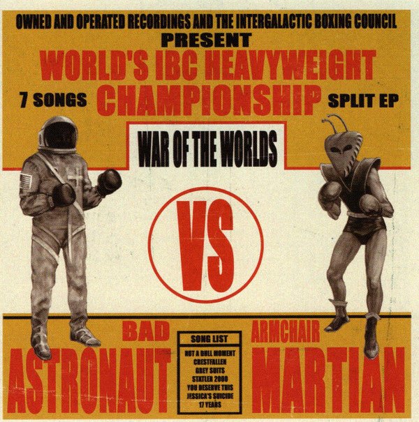 Bad Astronaut Vs. Armchair Martian - War Of The Worlds (New Vinyl LP) - Mad World Records