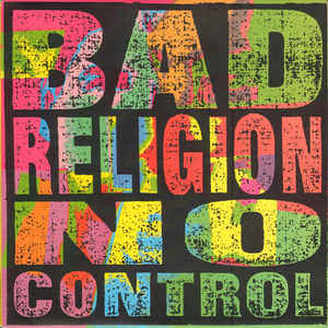 Bad Religion - No Control (New Vinyl LP) - Mad World Records