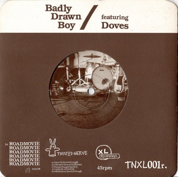 Badly Drawn Boy feat. Doves - Road Movie (Used 7") - Mad World Records