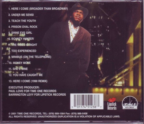 Barrington Levy - Broader than Broadway - Best of New CD - Mad World Records