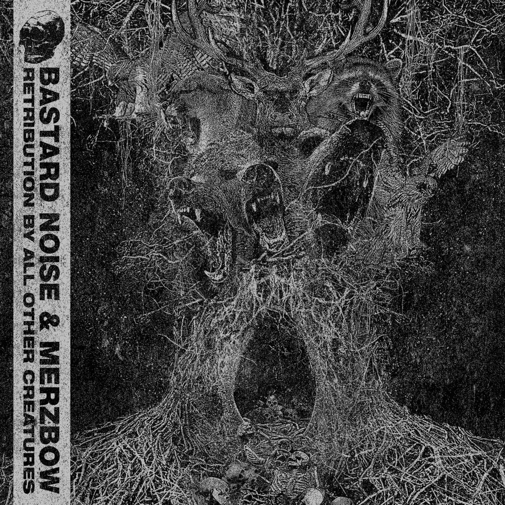 Bastard Noise & Merzbow - Retribution By All Other Creatures [Silver Vinyl] (New Vinyl LP) - Mad World Records