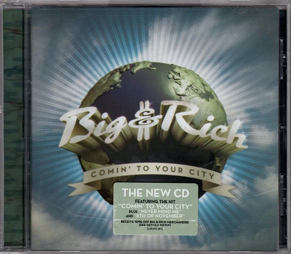 Big & Rich - Comin' To Your City (New CD) - Mad World Records