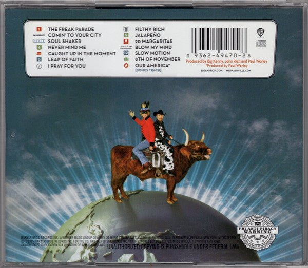 Big & Rich - Comin' To Your City (New CD) - Mad World Records