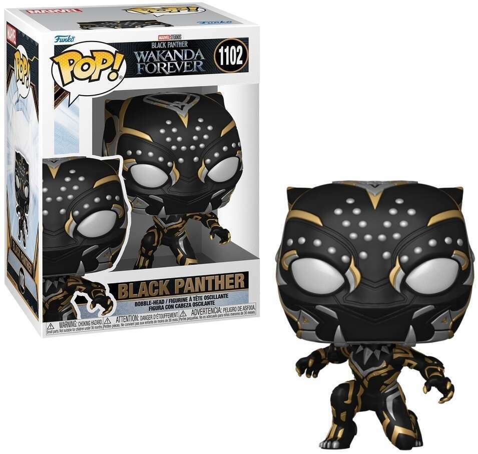 Black Panther Wakanda Forever - Black Panther #1102 - (Funko Pop) - Mad World Records