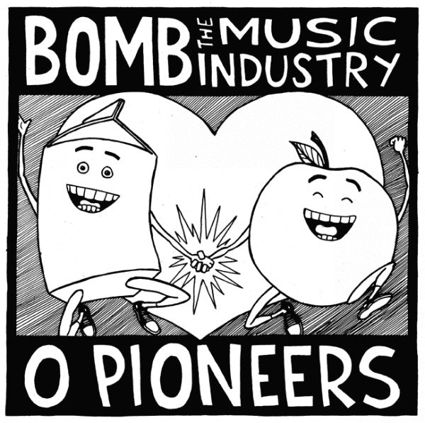 Bomb The Music Industry / O Pioneers - Split 10" [White w/ Black Splatter Vinyl] (Used 10") - Mad World Records