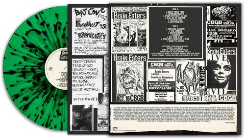 Brain Eaters - Brain Eaters [Green & Black Splatter Vinyl] (New Vinyl LP) - Mad World Records