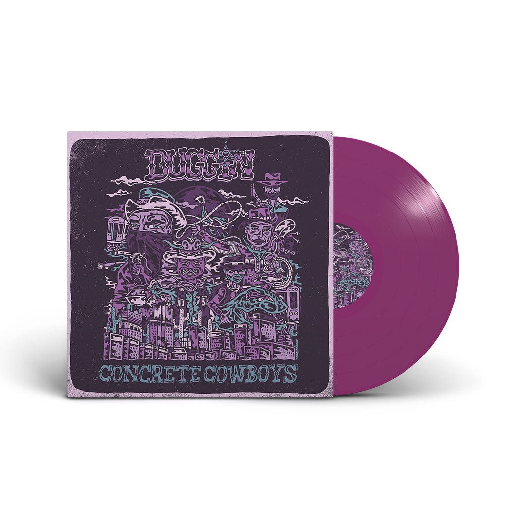 Buggin - Concrete Cowboys [Opaque Violet Vinyl] (New Vinyl LP) - Mad World Records