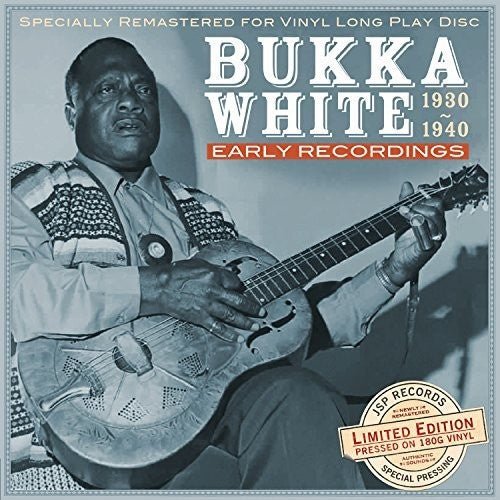 Bukka White - Early Recordings 1930 - 1940 (New Vinyl LP) - Mad World Records