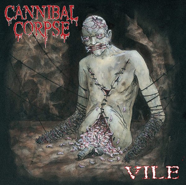 Cannibal Corpse - Vile [Silver w/ Red Splatter Vinyl] (New Vinyl LP) - Mad World Records