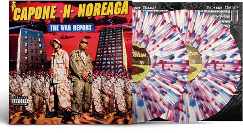 Capone - N - Noreaga - The War Report [Clear Vinyl with Red & Blue Splatter Vinyl] (New Vinyl LP) - Mad World Records