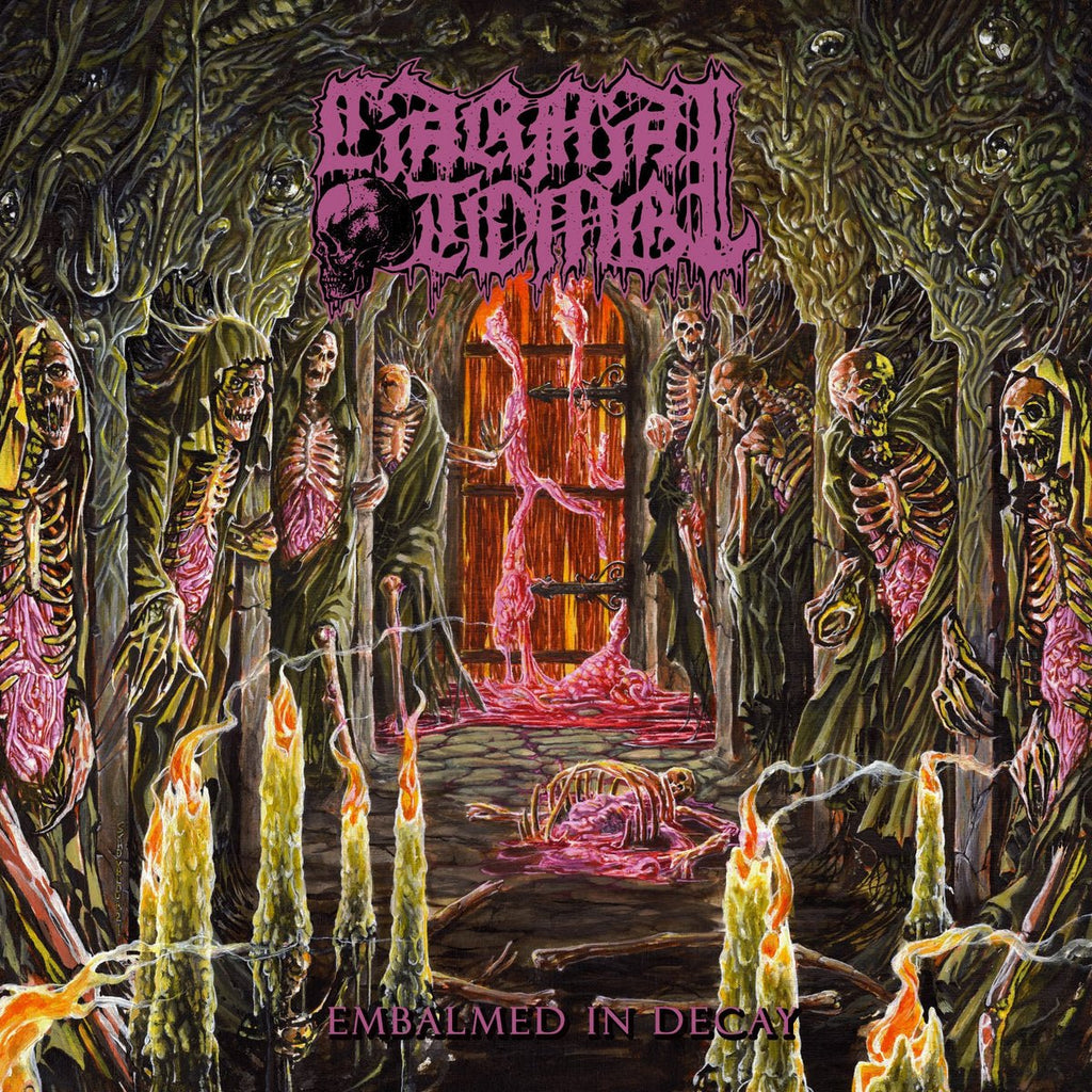 Carnal Tomb - Embalmed In Decay [Magenta / Black Marble Vinyl] (New Vinyl LP) - Mad World Records