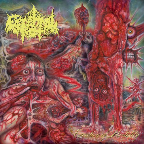 Cerebral Rot - Excretion Of Mortality [Yellow Inside Clear w/ Black Smoke Vinyl] (New Vinyl LP) - Mad World Records