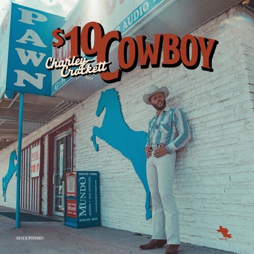 Charley Crockett - $10 Cowboy [Blue Vinyl] (New Vinyl LP) - Mad World Records