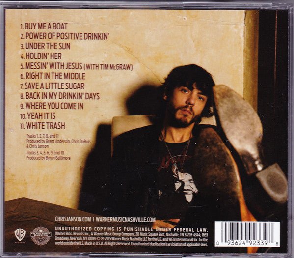 Chris Janson - Buy Me a Boat (New CD) - Mad World Records