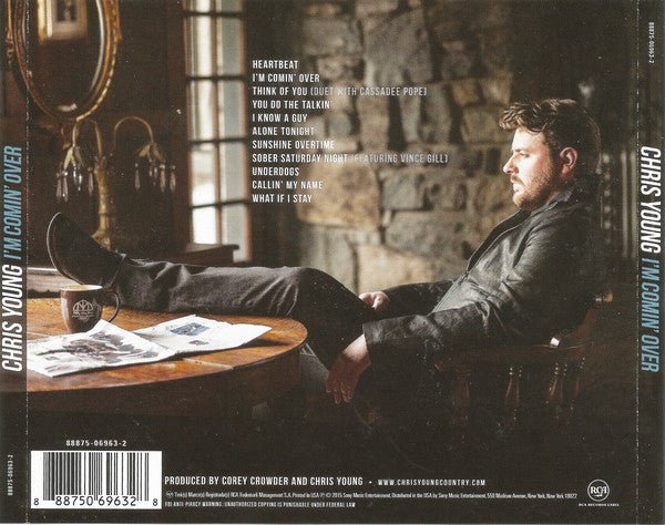 Chris Young - I'm Coming Over (New CD) - Mad World Records