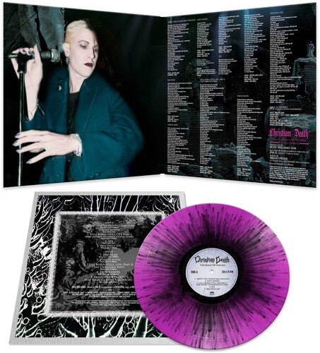 Christian Death - The Rage Of Angels [Purple / Black Splatter Vinyl] (New Vinyl LP) - Mad World Records