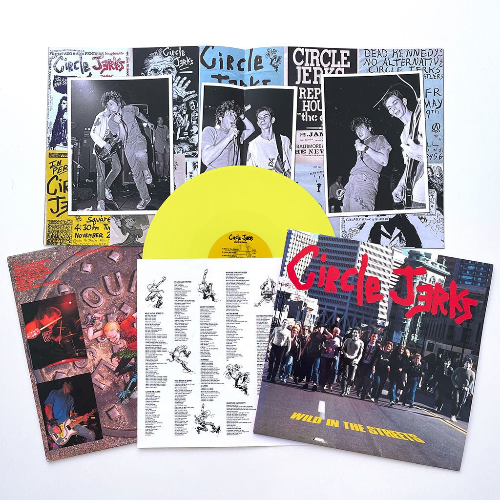 Circle Jerks - Wild In The Streets: 40th Anniversary Edition [Yellow Vinyl] (New Vinyl LP) - Mad World Records