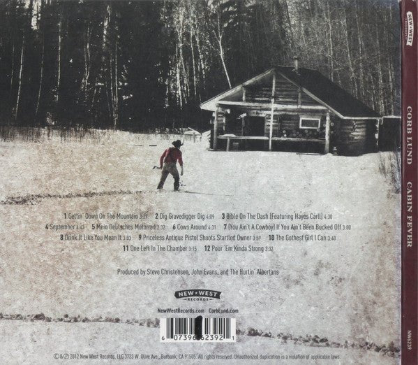 Corb Lund - Cabin Fever (New CD) - Mad World Records