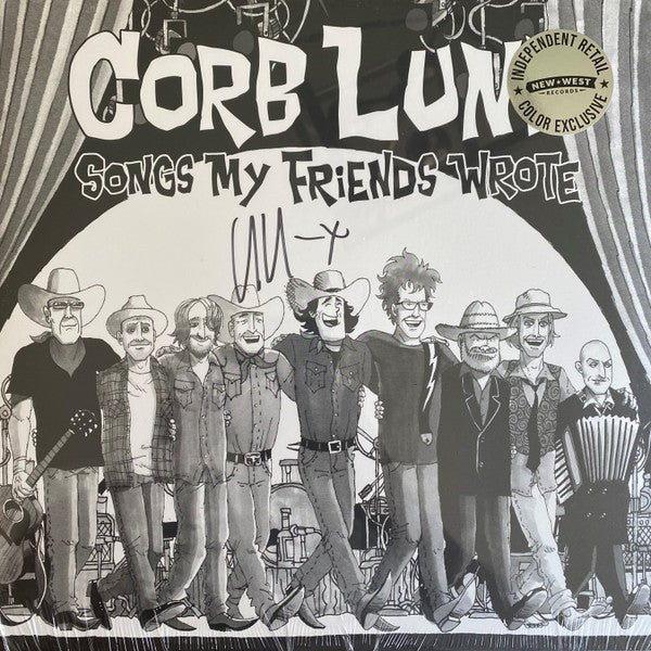 Corb Lund - Songs My Friends Wrote [Clear Vinyl] [Autographed] (New Vinyl LP) - Mad World Records