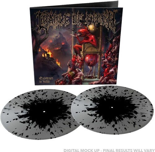 Cradle of Filth - Existence Is Futile [Silver/ Black Splatter Vinyl] (New Vinyl LP) - Mad World Records