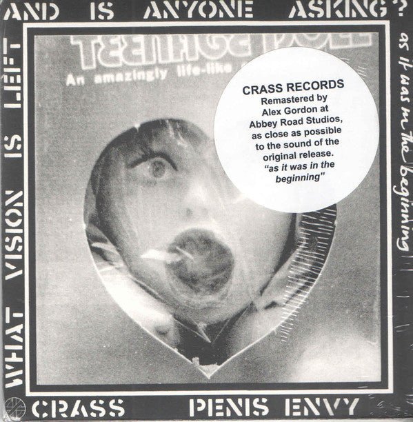 Crass - Penis Envy [Remastered] (New CD) - Mad World Records