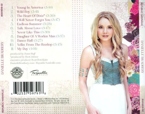 Daniel Bradbery - Danielle Bradbery (New CD) - Mad World Records