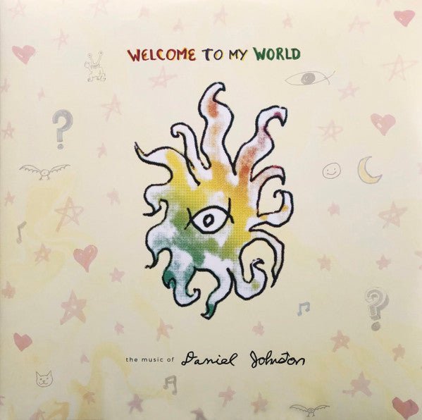 Daniel Johnston - Welcome To My World [Coke Bottle Clear & Translucent Pink Vinyl] (New Vinyl LP) - Mad World Records