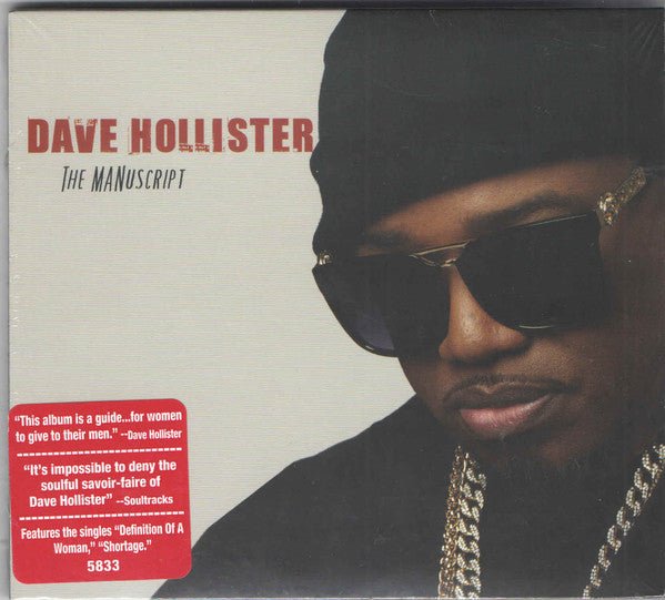 Dave Hollister - The Manuscript (New CD) - Mad World Records