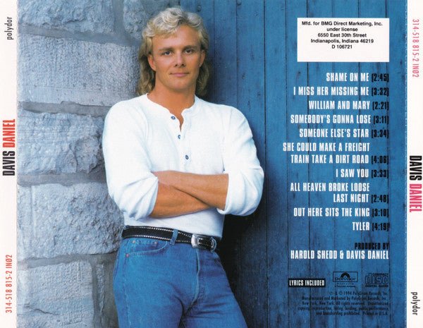 Davis Daniel - Davis Daniel (Used CD) - Mad World Records