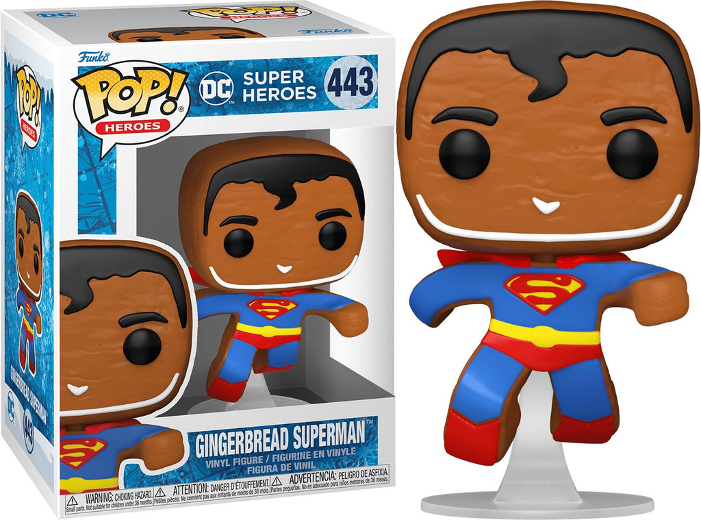 DC Super Heroes - Gingerbread Superman #443 - (Funko Pop) - Mad World Records