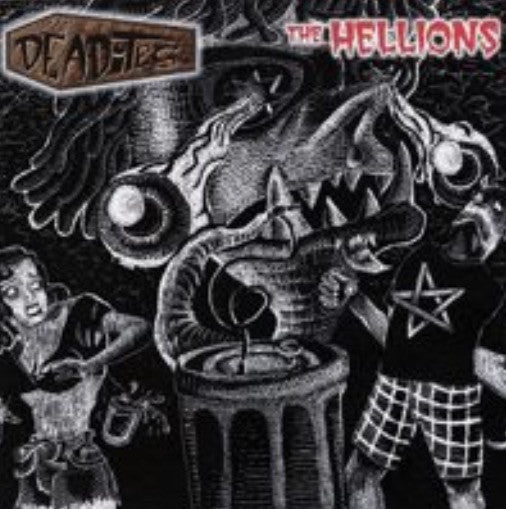 Deadites / The Hellions - Split EP (Used 7") - Mad World Records