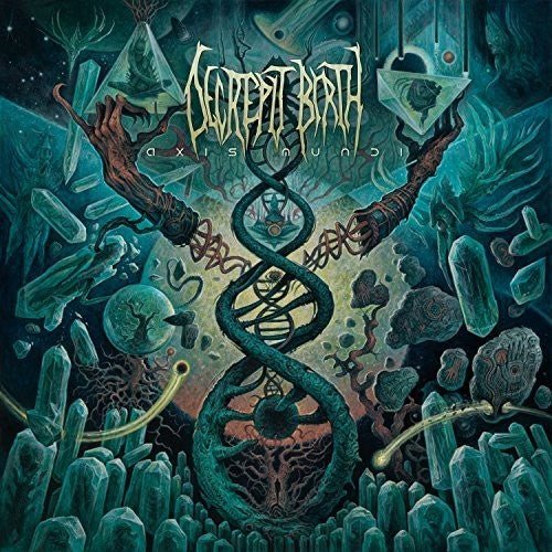 Decrepit Birth - Axis Mundi [Yellow w/ Blue Splatter Vinyl] (New Vinyl LP) - Mad World Records