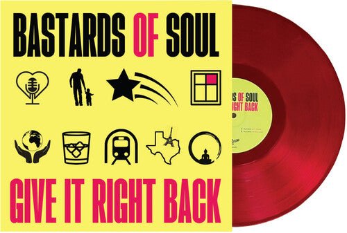 [Discounted] Bastards of Soul - Give It Right Back [Red Vinyl] (New Vinyl LP) - Mad World Records