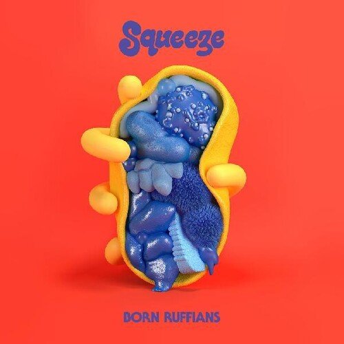 [Discounted] Born Ruffians - Squeeze [Cloudy Red Vinyl] (New Vinyl LP) - Mad World Records