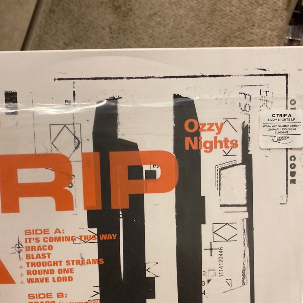 [Discounted] C Trip A - Ozzy Nights [White w/ Black & Orange Splatter] (New Vinyl LP) - Mad World Records