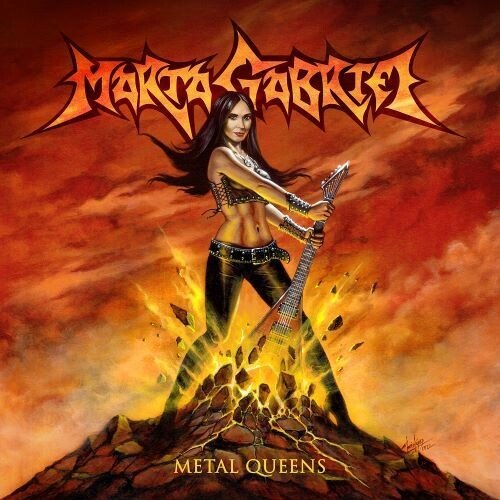 [Discounted] Marta Gabriel - Metal Queens [Marbled Vinyl] (New Vinyl LP) - Mad World Records