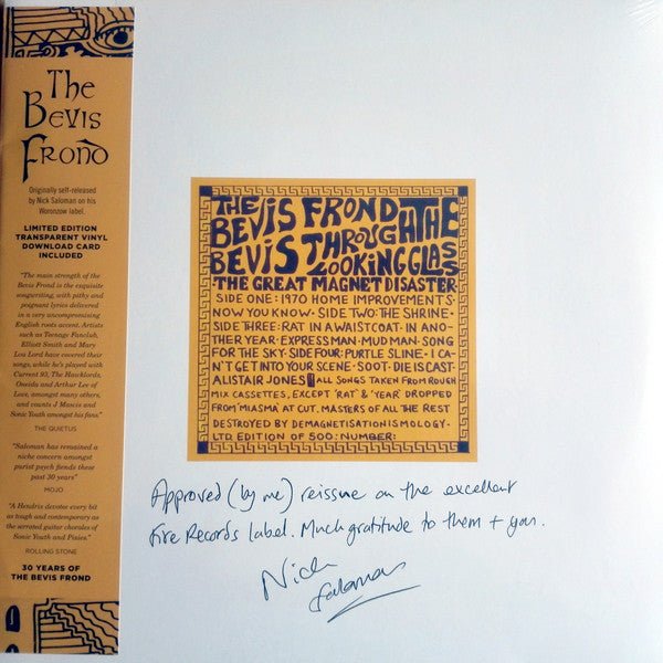 [Discounted] The Bevis Frond - Bevis Through the Looking Glass [Red Vinyl] (New Vinyl LP) - Mad World Records