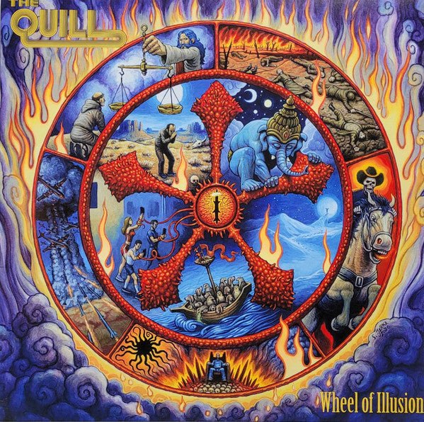 [Discounted] The Quill - Wheel of Illusion [Red Vinyl] (New Vinyl LP) - Mad World Records